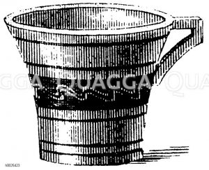 Ägypten: Speisegeschirr, Tasse [Digital]