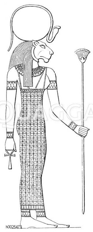 Ägypten: Ägyptischer Gott Tefenut [Digital]