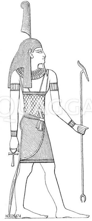 Ägypten: Ägyptischer Gott Mu [Digital]