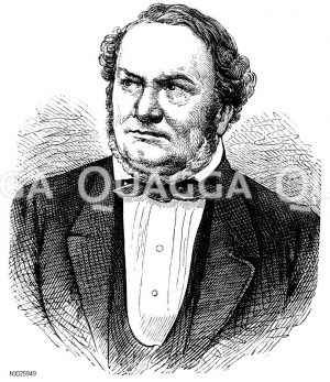 Georg Gottfried Gervinus (geb. 20. Mai 1805, gest. 18. März 1871) [Digital]