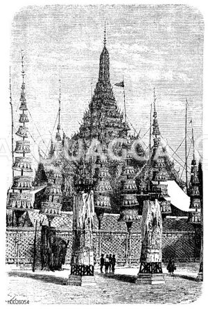 Grabpagade des Königes von Siam in Bangkok [Digital]