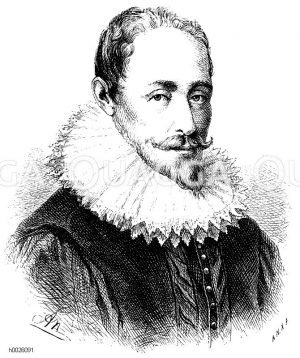 Hugo Grotius, niederl. Huigh oder Hugo de Groot (1583 - 1645), niederländischer Philosoph, Theologe und Rechtsgelehrter [Digital]