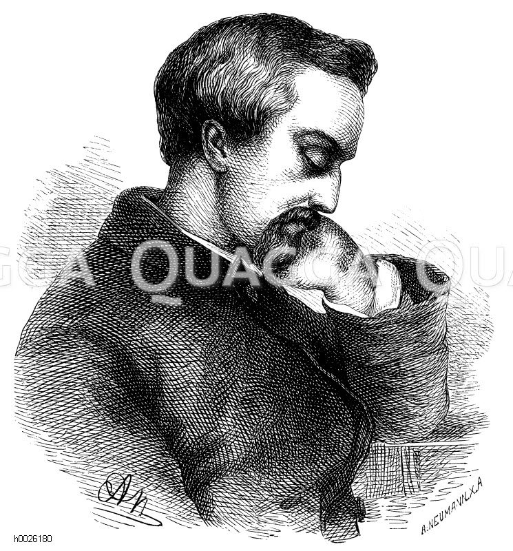 Heinrich Heine (17971856), deutscher Dichter und Journalist Quagga