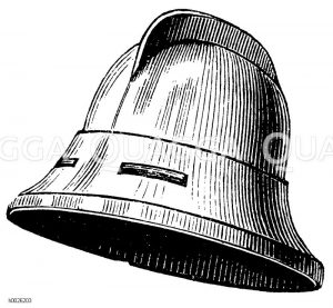 Deutsche Topfhelmschale. 14. Jahrh. Helm aus verschiedenen Zeiten [Digital]