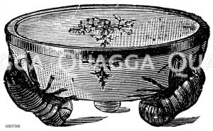 Krebsschüssel Zeichnung/Illustration