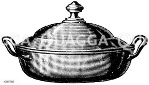 Gemüseschüssel Zeichnung/Illustration