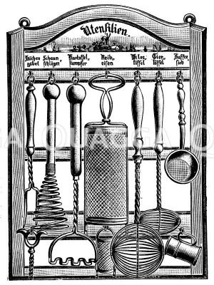 Utensilienrahmen Zeichnung/Illustration