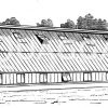 Gewächshaus zur Obsttreiberei (mit möglichst ausgiebieger Lüftung) Zeichnung/Illustration