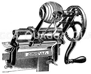 Schälmaschine für den Haushalt Zeichnung/Illustration