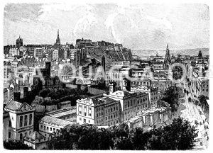 Edinburg Zeichnung/Illustration