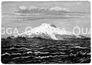 Beerenberg auf Jan Mayen Zeichnung/Illustration