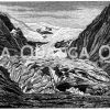 Gletscher in Norwegen Zeichnung/Illustration
