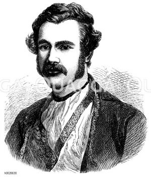 Sir Austen Henry Layard (*5. März 1817 in Paris, † 5. Juli 1894 in London), britischer Amateur-Archäologe [Digital]