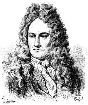 Gottfried Wilhelm Freiherr von Leibniz (geb. 6. Juli 1646, gest. 14. November 1716) [Digital]