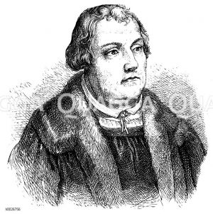 Martin Luther (1483 - 1546), deutscher Reformator, Urheber der Reformation [Digital]