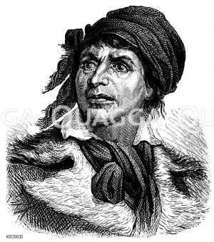Jean Paul Marat (1743-1793), französischer Arzt, Verleger, Journalist, Jakobiner und Politiker aus der Zeit der französischen Revolution [Digital]