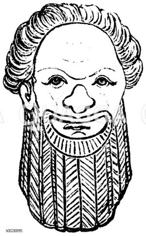 Antike Theatermaske [Digital]