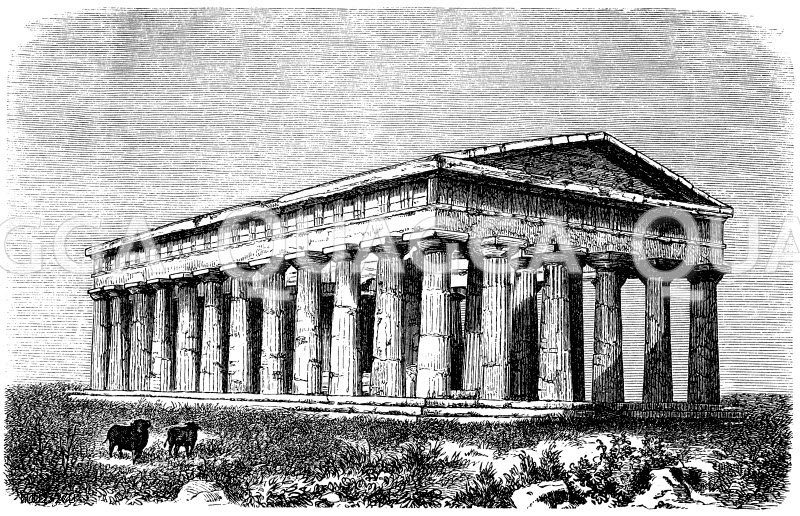 Paestum, Poseidontempel [Digital]