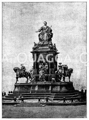 Wien: Maria-Theresia-Denkmal. Nach einer Fotografie v. M. Frankenstein u. Comp. in Wien [Digital]
