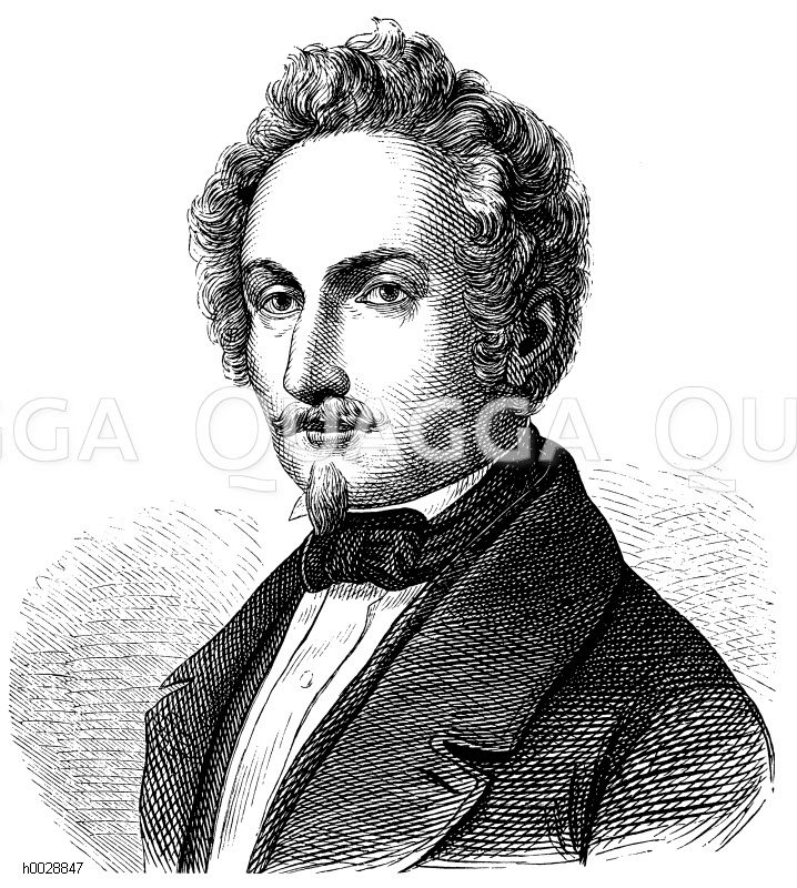 Karl Rottmann (geb. 11. Januar 1798, gest. 6. Juli 1850) Quagga