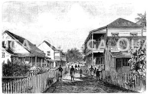 Apia (Samoa-Insel): Straße [Digital]