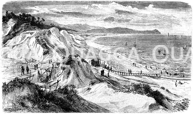 Dünen und Bad bei Göhren (Rügen) [Digital]