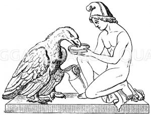 Ganymed und der Adler. Von Thorwaldsen [Digital]