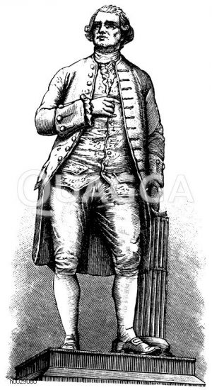 Lessing-Statue in Brandenburg [Digital]