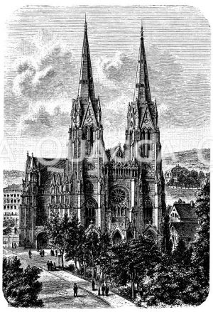 Katholische Kirche in Stuttgart [Digital]
