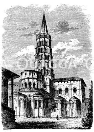 Kirche St. Saturnin zu Toulouse [Digital]