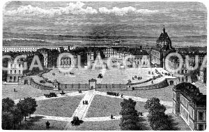 Schloss in Versailles, von der Place d’Armes aus gesehen [Digital]