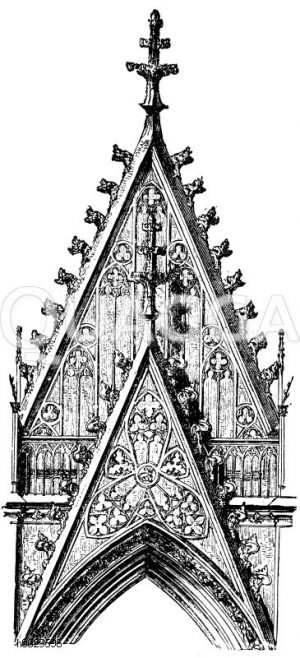 Wimberg vom Kölner Dom [Digital]