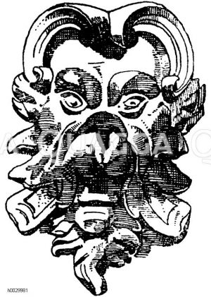 Fratze von Michelangelo. Ital. Renaissance. (Raguenet) [Digital]