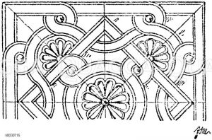 Quadrat: Byzantisches Flachrelief aus San Marco in Venedig. (Owen Jones) [Digital]
