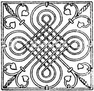 Quadrat: Schmied eiserne Füllung. Deutsche Renaissance. (Hirth, Formenschatz) [Digital]