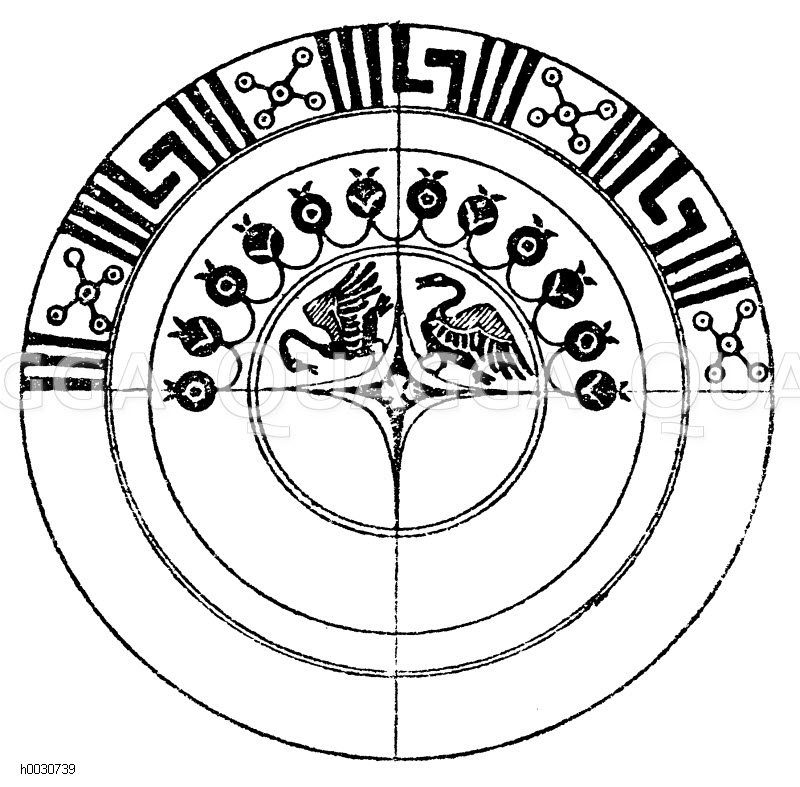 Kreis: Bemalungen griechischer Tongefaße von der Form Kylix. (Lau) [Digital]