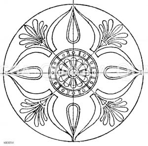 Kreis: Bemalungen griechischer Tongefäße von der Form Kylix. (Lau) [Digital]