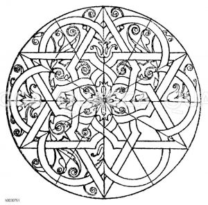 Kreis: Niello-Ornament nach Balthasar Silvius. 16. Jahrhundert (Ysendyck) [Digital]