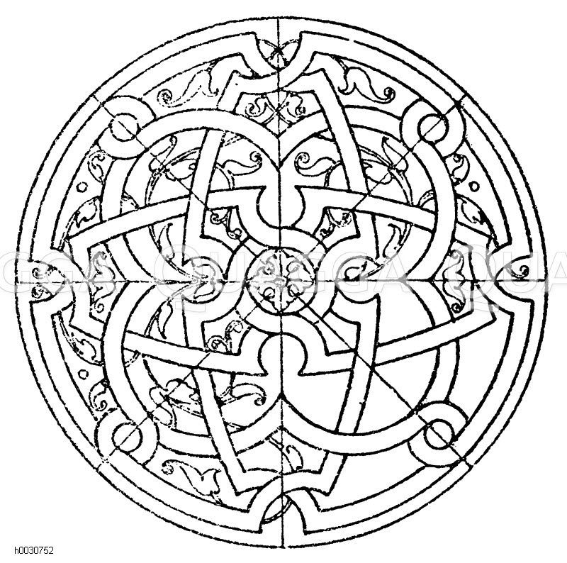 Kreis: Niello-Ornamente nach Balthasar Silvius. 16. Jahrhundert (Ysendyck) [Digital]