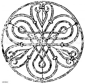 Kreis: Schmiedeiserne Füllung aus San Salvator in Prag. Deutsche Renaissance. (Gewerbehalle) [Digital]