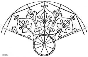 Regelmäßige Vielecke: Geätztes Ornament von einem Harnisch im National-Museumn in München. 16. Jahrhundert (Gewerbehalle) [Digital]