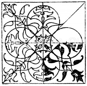 Quadrat: Motiv nach Peter Flötner. Deutsche Renaissance. [Digital]