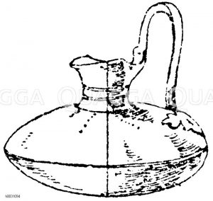 Antike Olpe aus Bronze. Römisches Museum. [Digital]