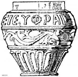 Antiker Becher aus Glas. (Deville) [Digital]