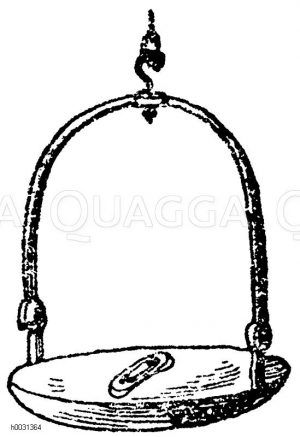 Alte maurische Hängelampe aus Eisen. Vereinigte Sammlungen in Karlsruhe. [Digital]