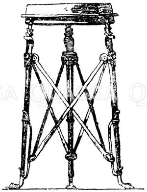 Römischer Dreifuß aus Bronze. (Ménard et Sauvageot) [Digital]