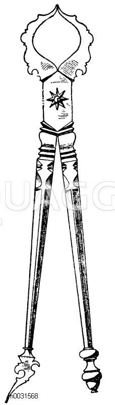 Eiserne Zange. Deutsche Arbeit. Germanisches Museum in Nürnberg. [Digital]