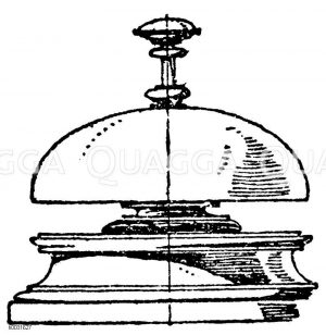 Tischglocke neueren Systems. 19. Jahrhundert. [Digital]