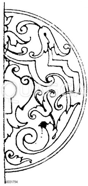 Motive zur Verzierung von Schlüsselschildchen, Dosendeckeln etc.,nach Wilhelm Visscher. 17. Jahrhundert. [Digital]