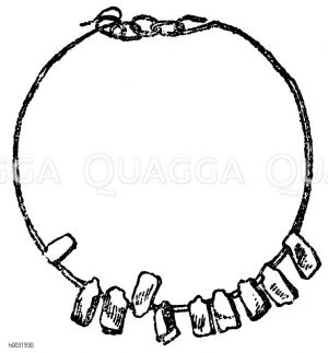 Eiserner Halsring vom Weißen Nil. Vereinigte Sammlungen in Karlsruhe. [Digital]